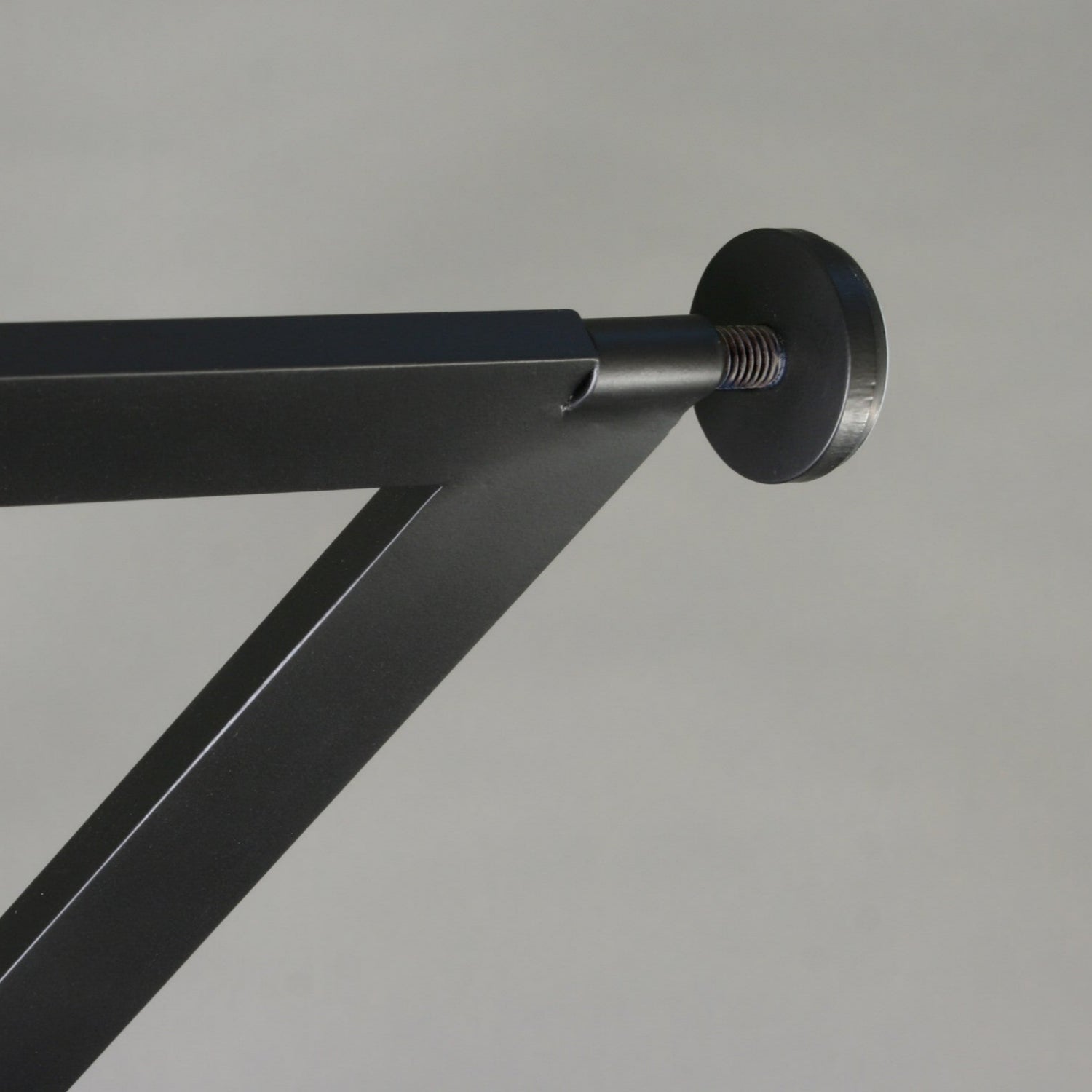 Bevel Coffee Table - Black foot detail