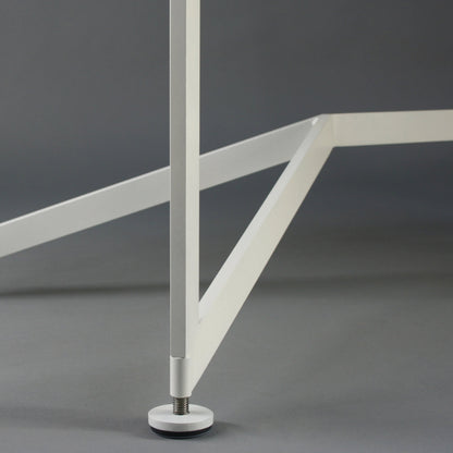 Bevel Coffee Table - Heron White legs detail